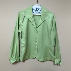 Talbots | Green Button-Up